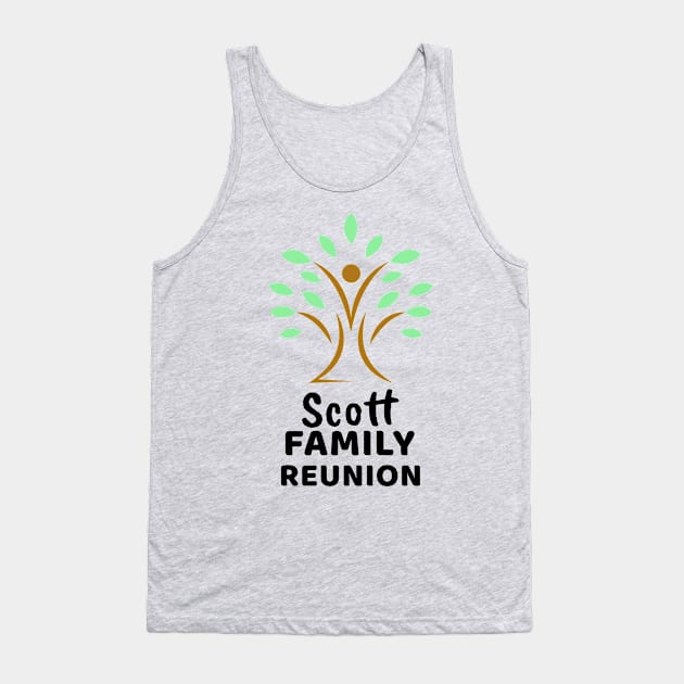 Scott Family Reunion Design Tank Top by Preston James Designs